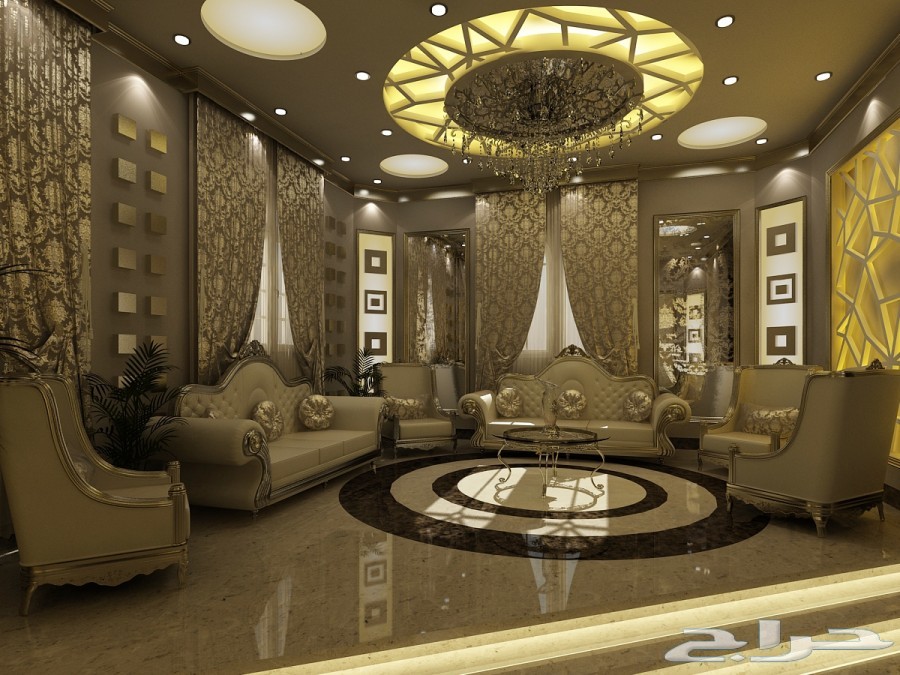 مهندسة ديكور و تصميم ثري دي ماكس 3D MAX تنسيق قصور و فلل و ديكورات