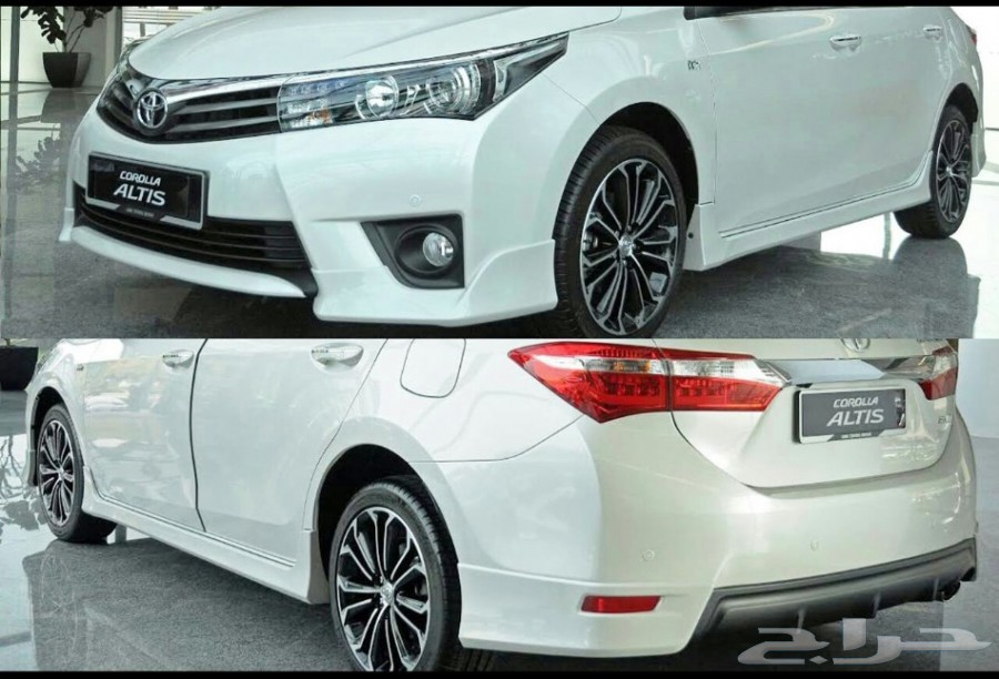 فيابر زوائد كورولا 2014-2016 corolla body kit