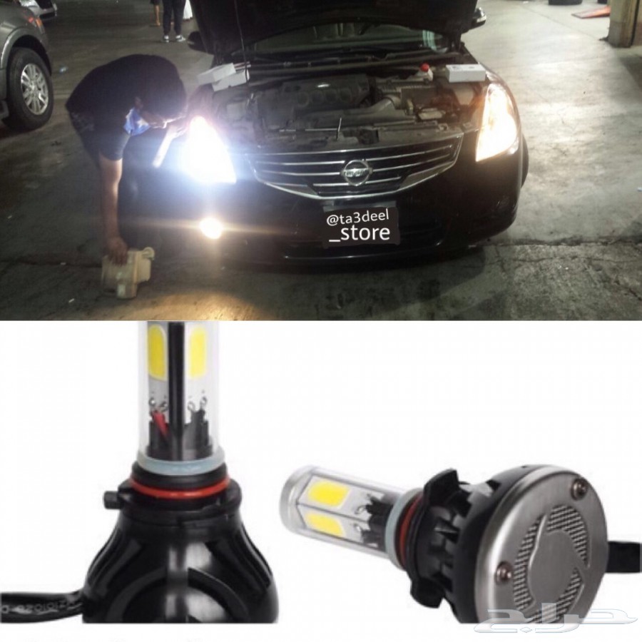 ليد LED بديل الزنون لجميع السيارات