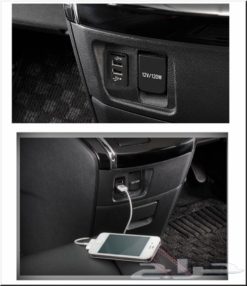 مدخل USB ثابت لسيارات NISSAN و TOYOTA وغيرها